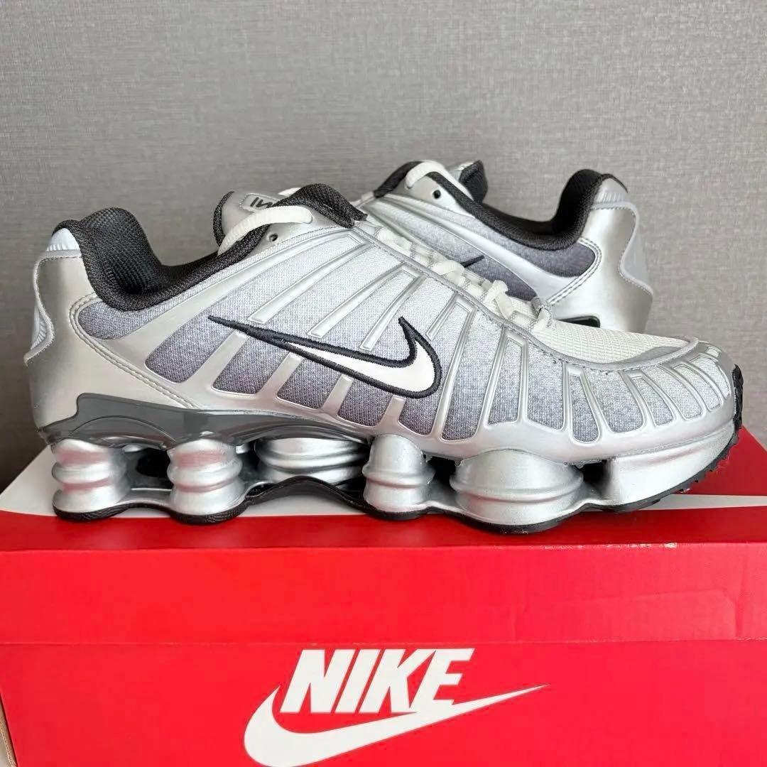 完売26.5cm✨新品NIKE Shox TL IH4466-095 シルバー系