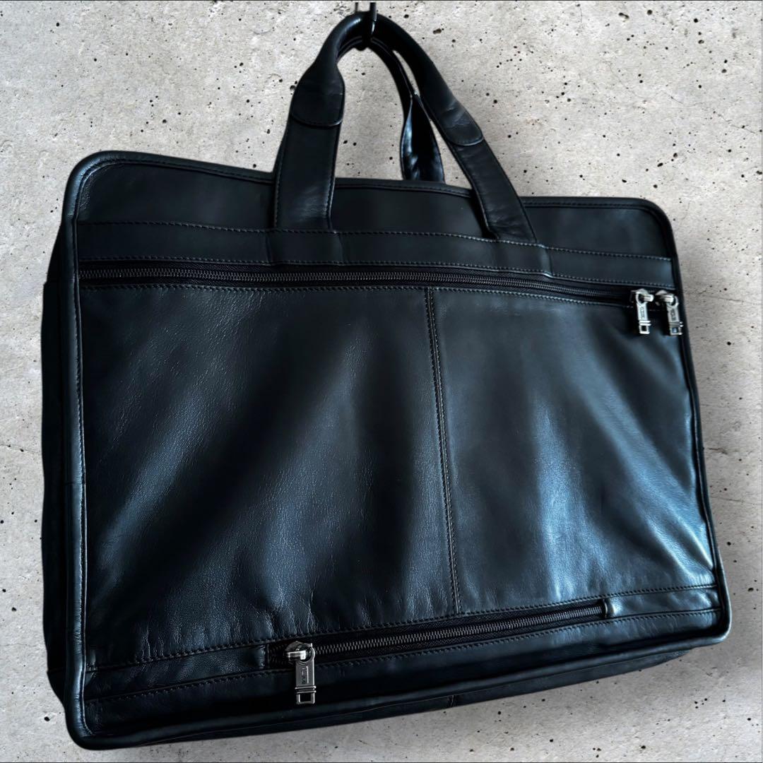 TUMI ミディアム エクスパンダブル オーガナイザー ブリーフ オールレザー