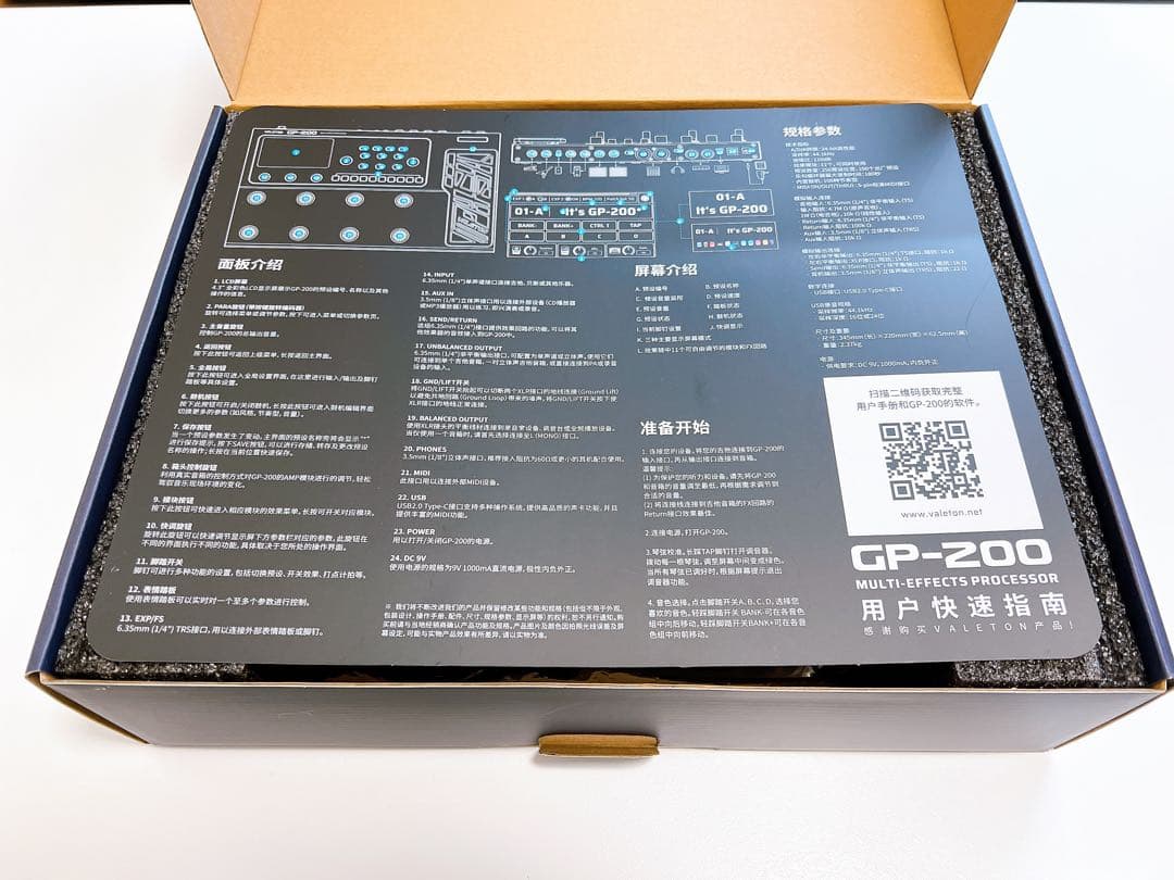 【美品】Valeton GP-200X【付属品完備】