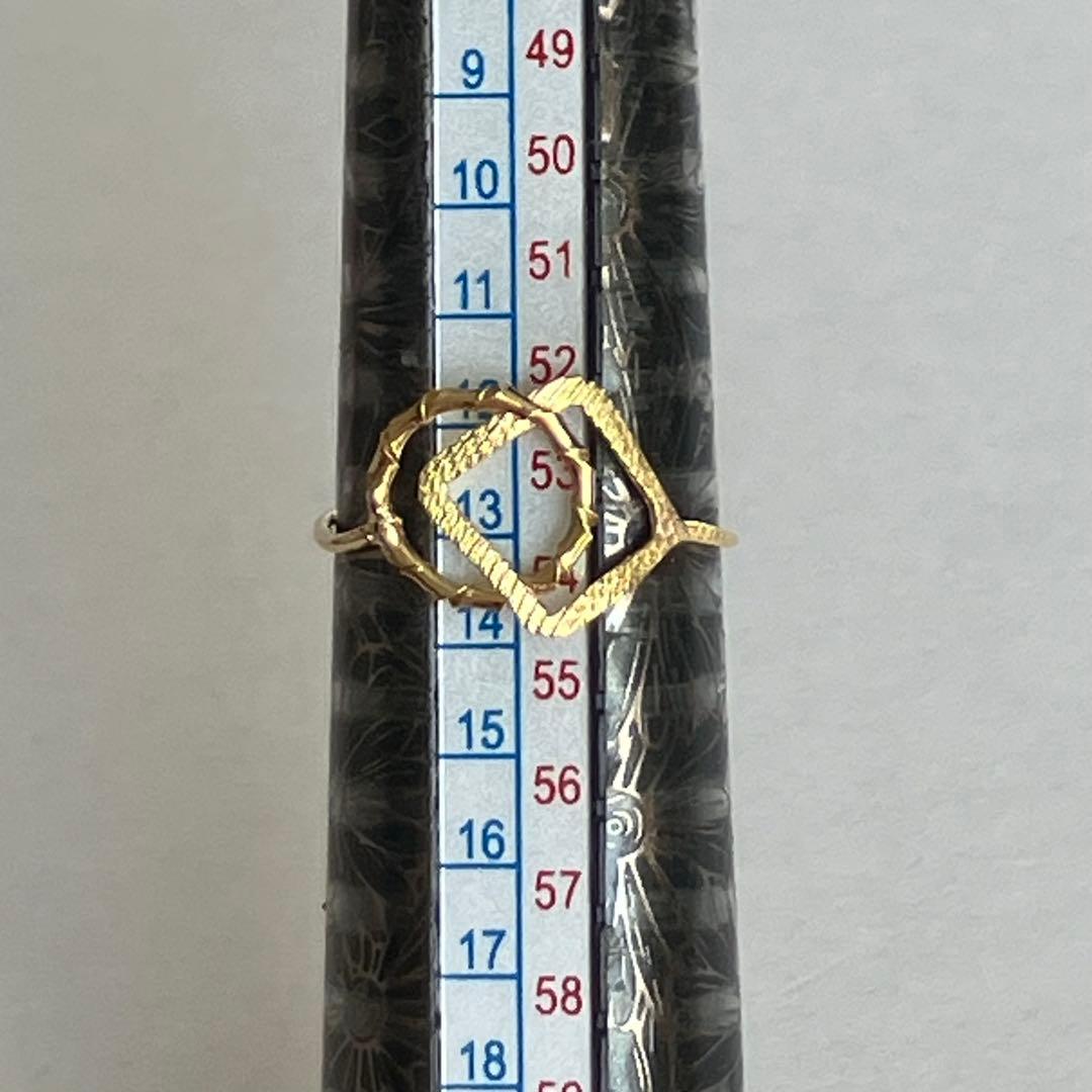 K18 18金　13号　リング　42