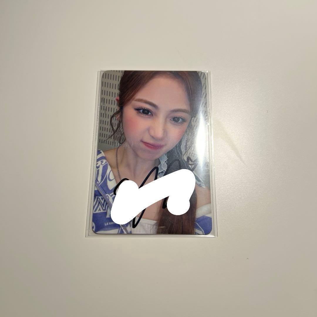 LESSERAFIM SPAGHETTI weverse 直筆サイン ユンジン