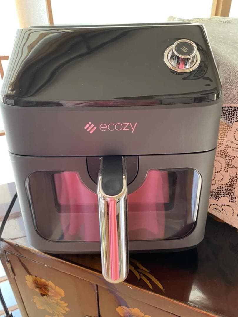 中が透けるノンフライヤー 12種プリセット 大容量