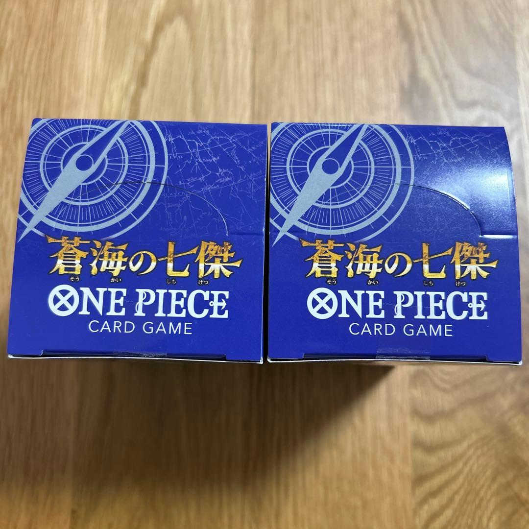 ワンピースカードゲーム　蒼海の七傑　2BOX テープ付き