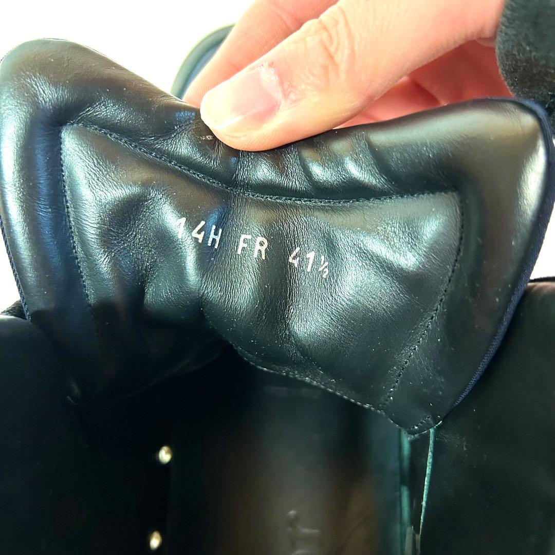 箱付き✨ディオールオム スニーカー ハイカット レザー ネイビー×ブラック