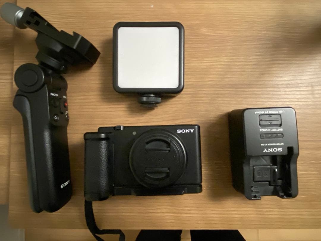 SONY ZV-1F コンパクトデジタルカメラ　シューティンググリップ　セット