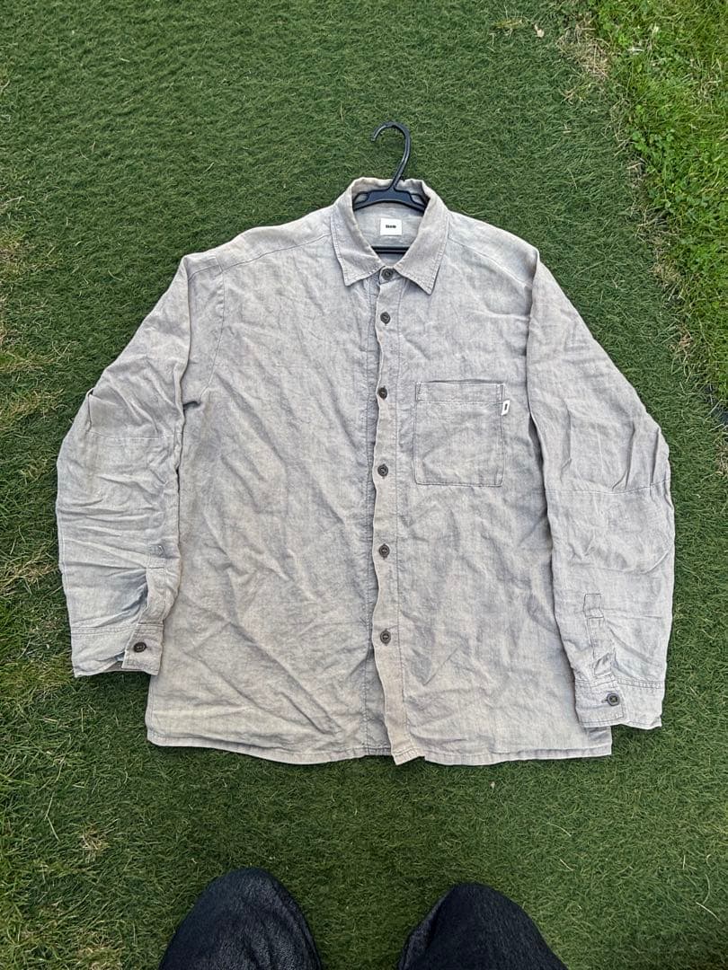 ポーカーズカンティス着用　bio リネンシャツ