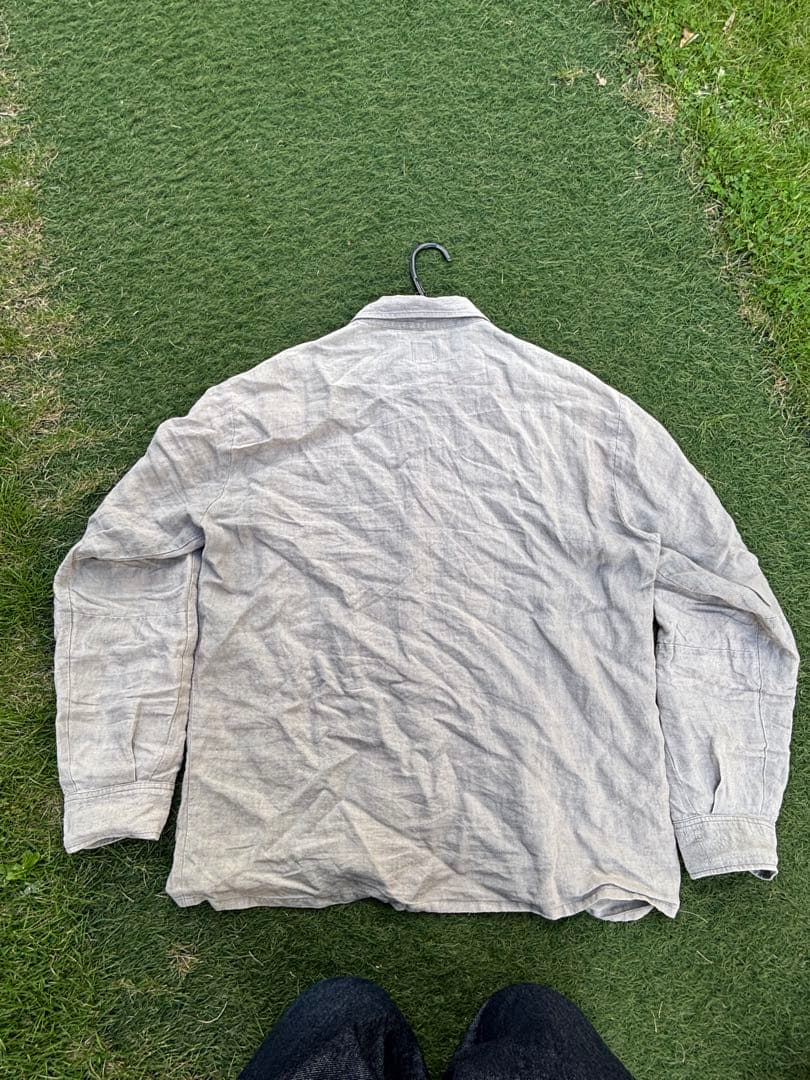 ポーカーズカンティス着用　bio リネンシャツ