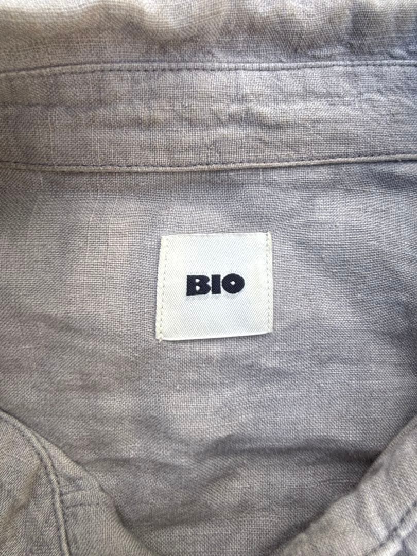 ポーカーズカンティス着用　bio リネンシャツ