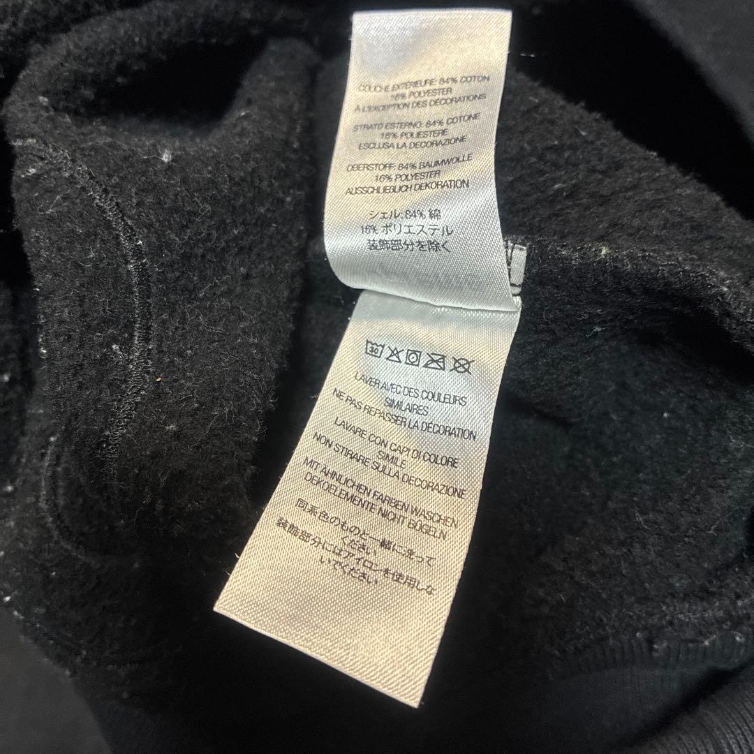 Supreme ブラック ジップアップ スウェットL短丈 BOXシルエット