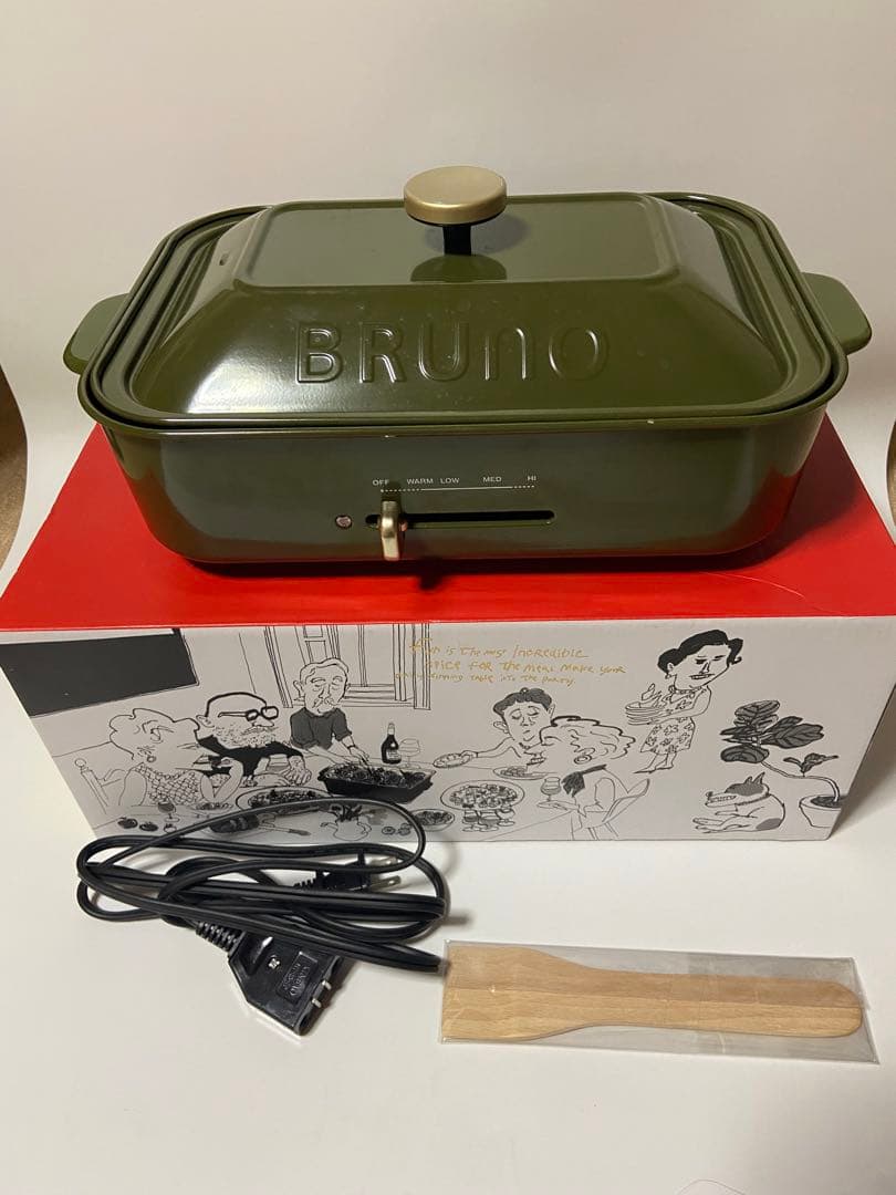 【廃盤・送料込み】BRUNOブルーノたこ焼きホットプレートBOE021-MSGR