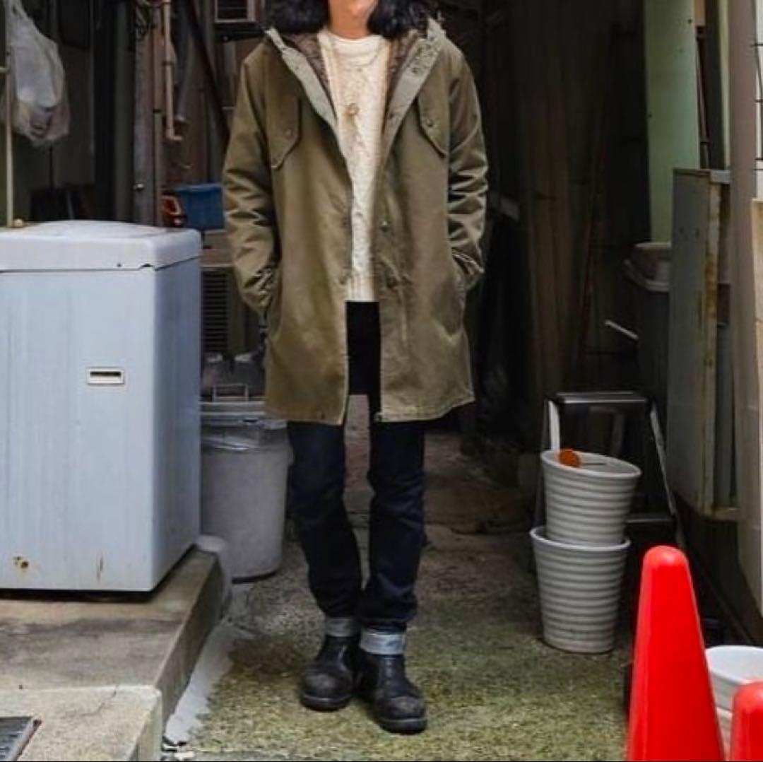 80s ヴィンテージ ドイツ モッズコート フィールドパーカー ライナー付き