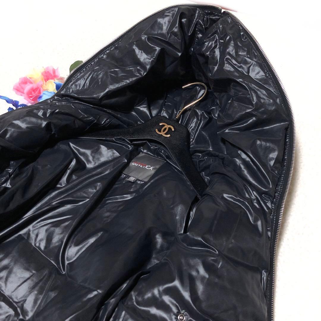 未使用級　デュベティカ　ダウンコート　アチェ　ウール　カシミヤ　ブラウン　38