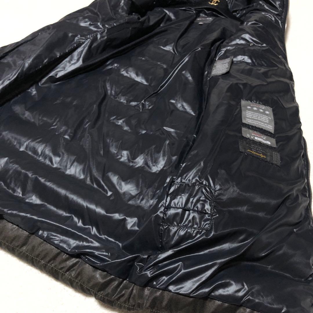 未使用級　デュベティカ　ダウンコート　アチェ　ウール　カシミヤ　ブラウン　38