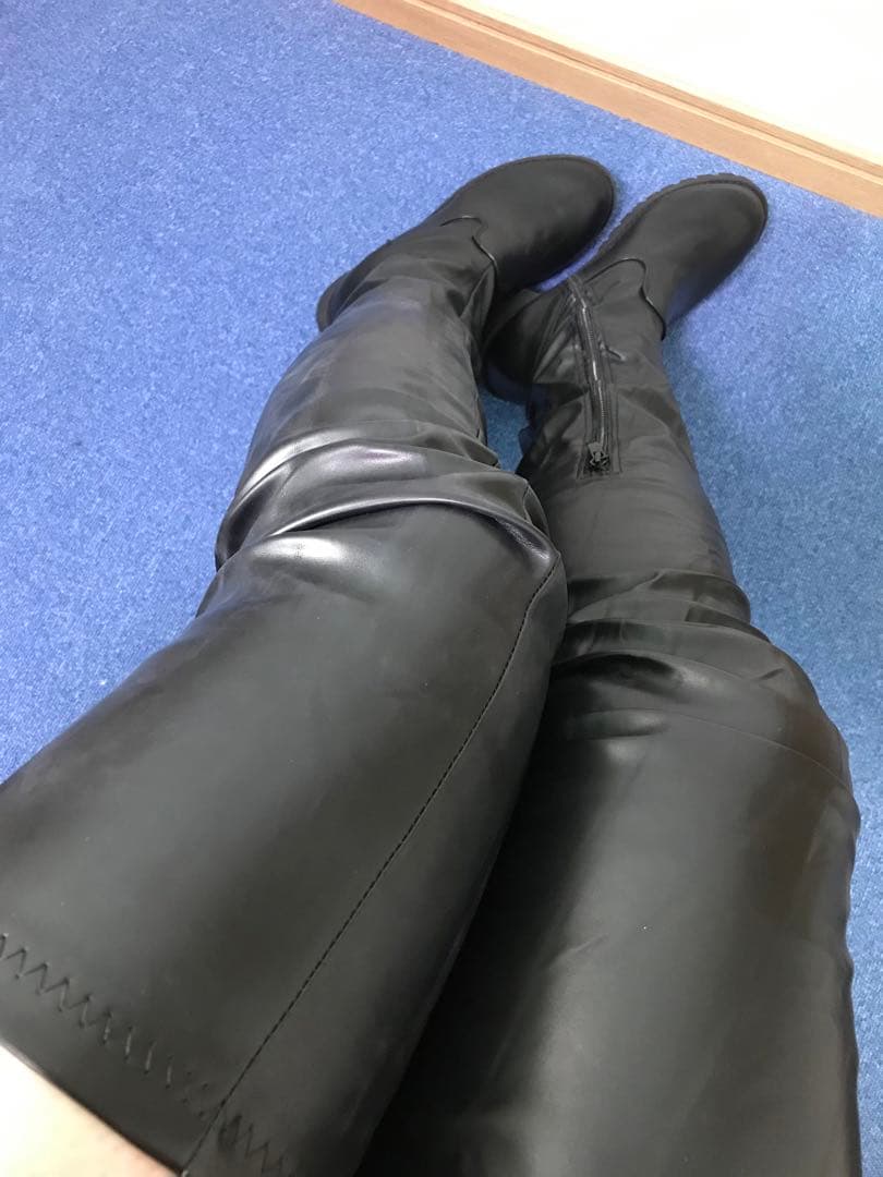 海苔ピーマン　ニーハイ・サイハイブーツ 2点セットサイズ27㎝