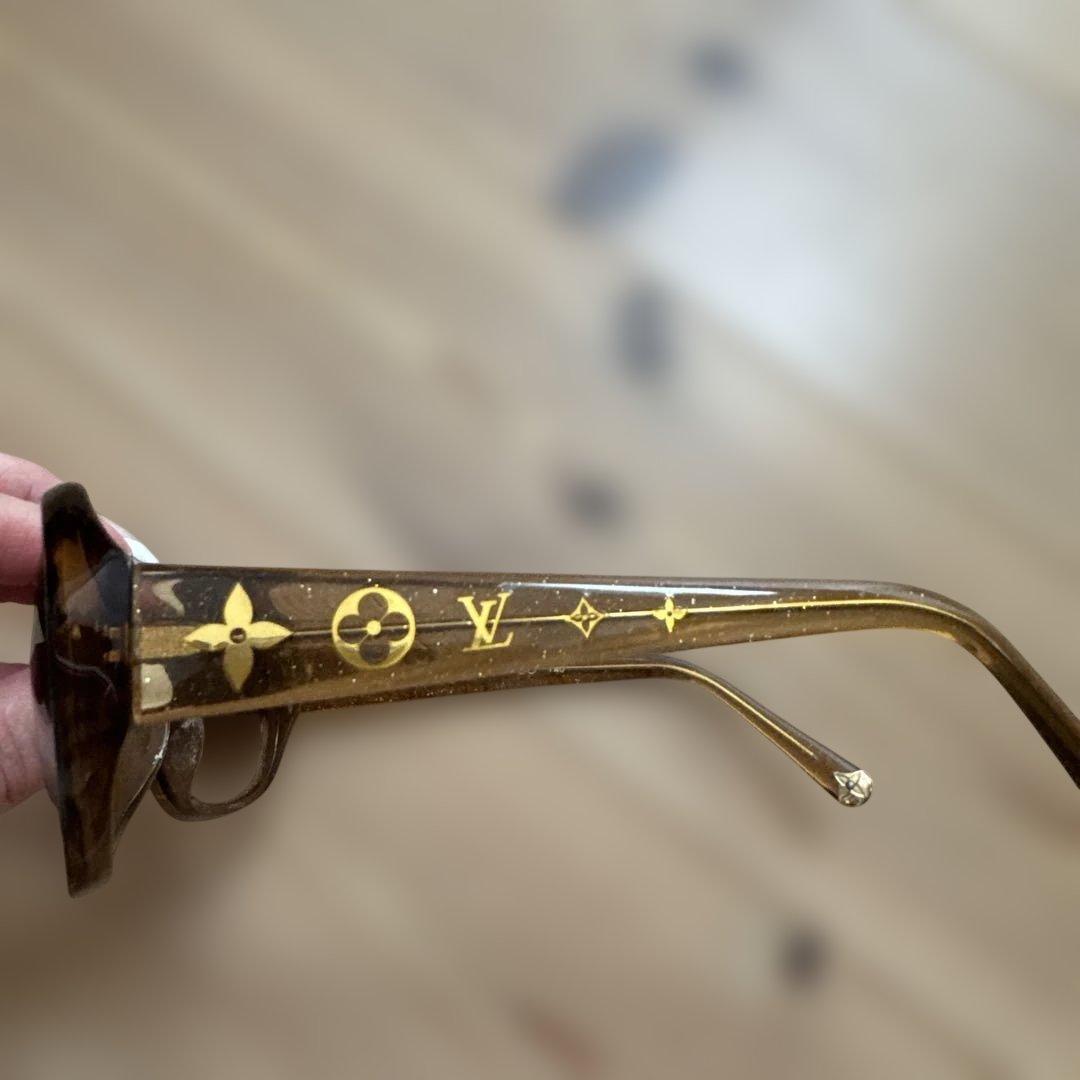 LOUIS VUITTON ブラウン サングラス ケース付き