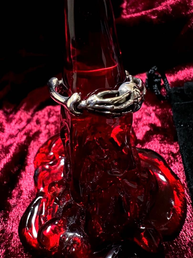 Alex streeter スカル ボーン シルバー 925 リング