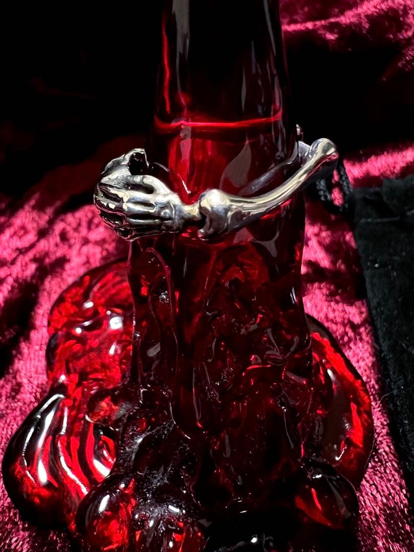 Alex streeter スカル ボーン シルバー 925 リング