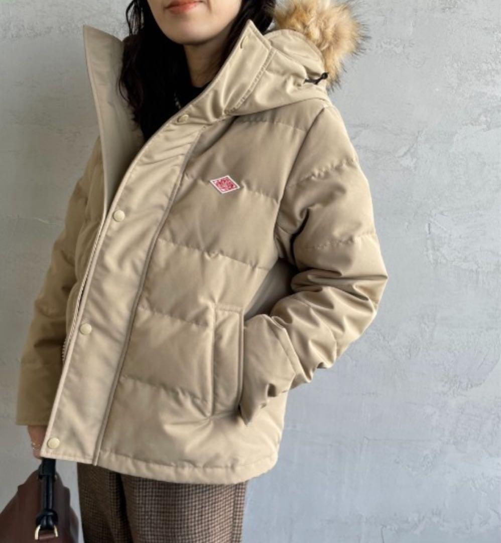 DANTON ダントン　ダウンジャケット　ベージュ　M