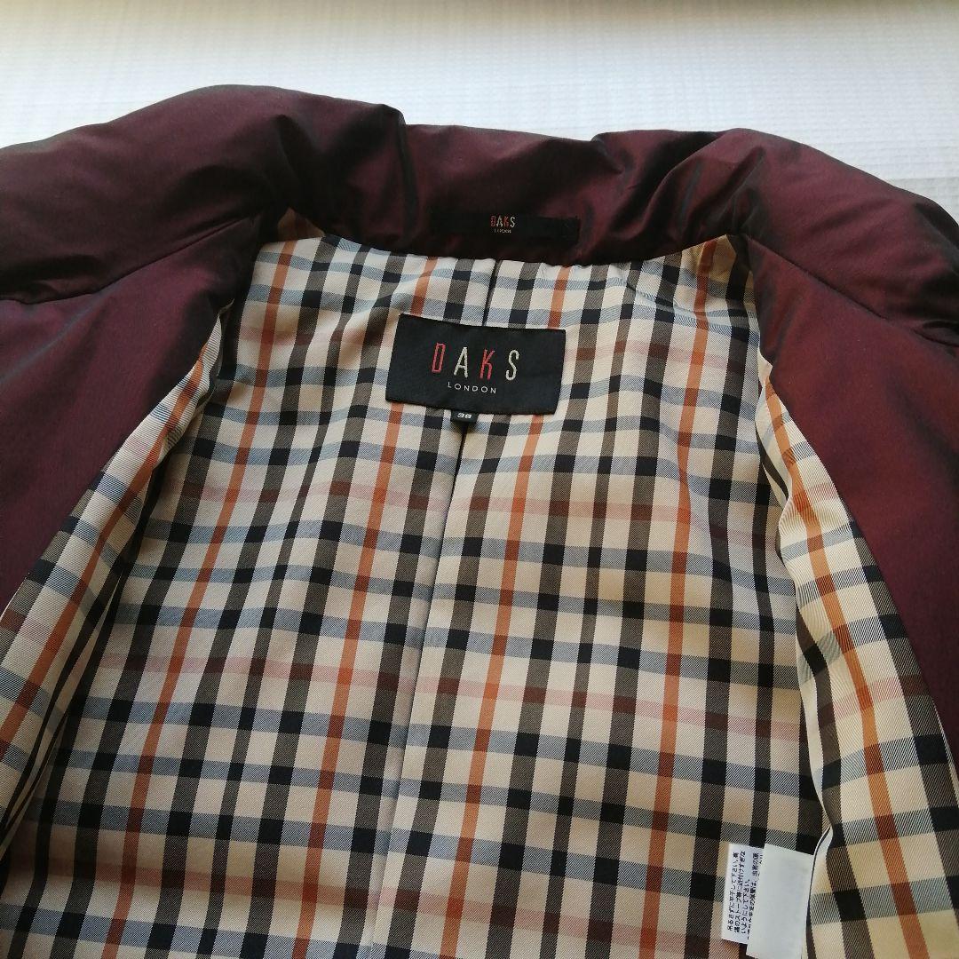 ひ*ん様 DAKS　ダウンコート　フード付き　美品　S　M 　ダックス