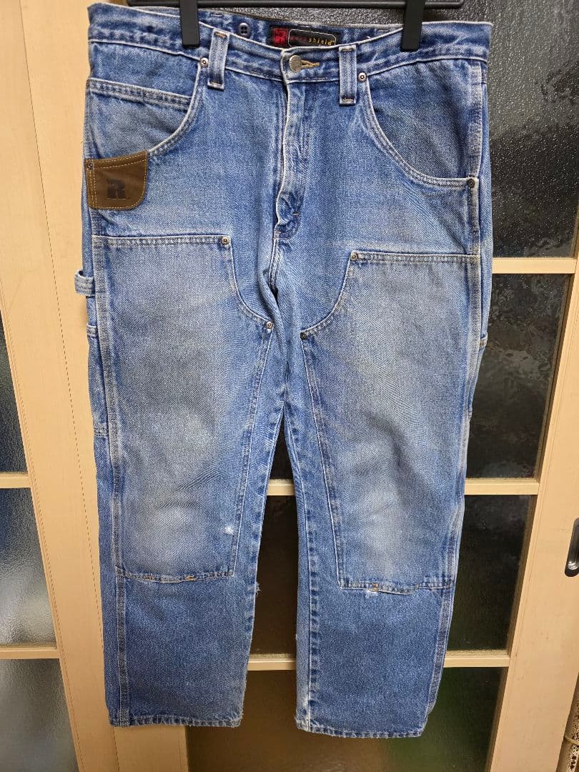 Wrangler RIGGS ラングラー　ダブルニー　デニム　 ペインターパンツ
