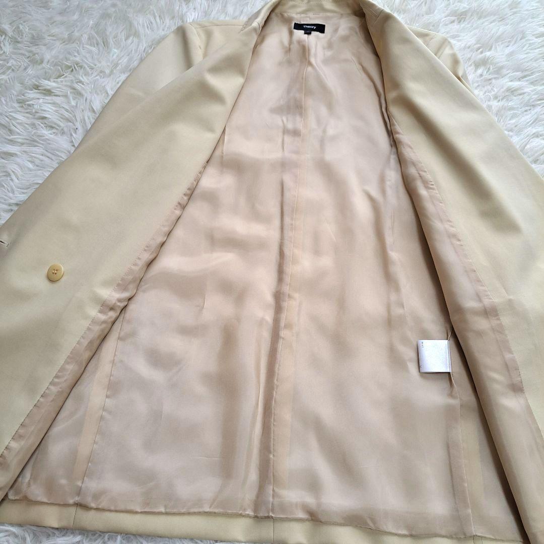 【美品】【Theory】ダブルテーラードジャケット　セットアップ　パンツスーツ