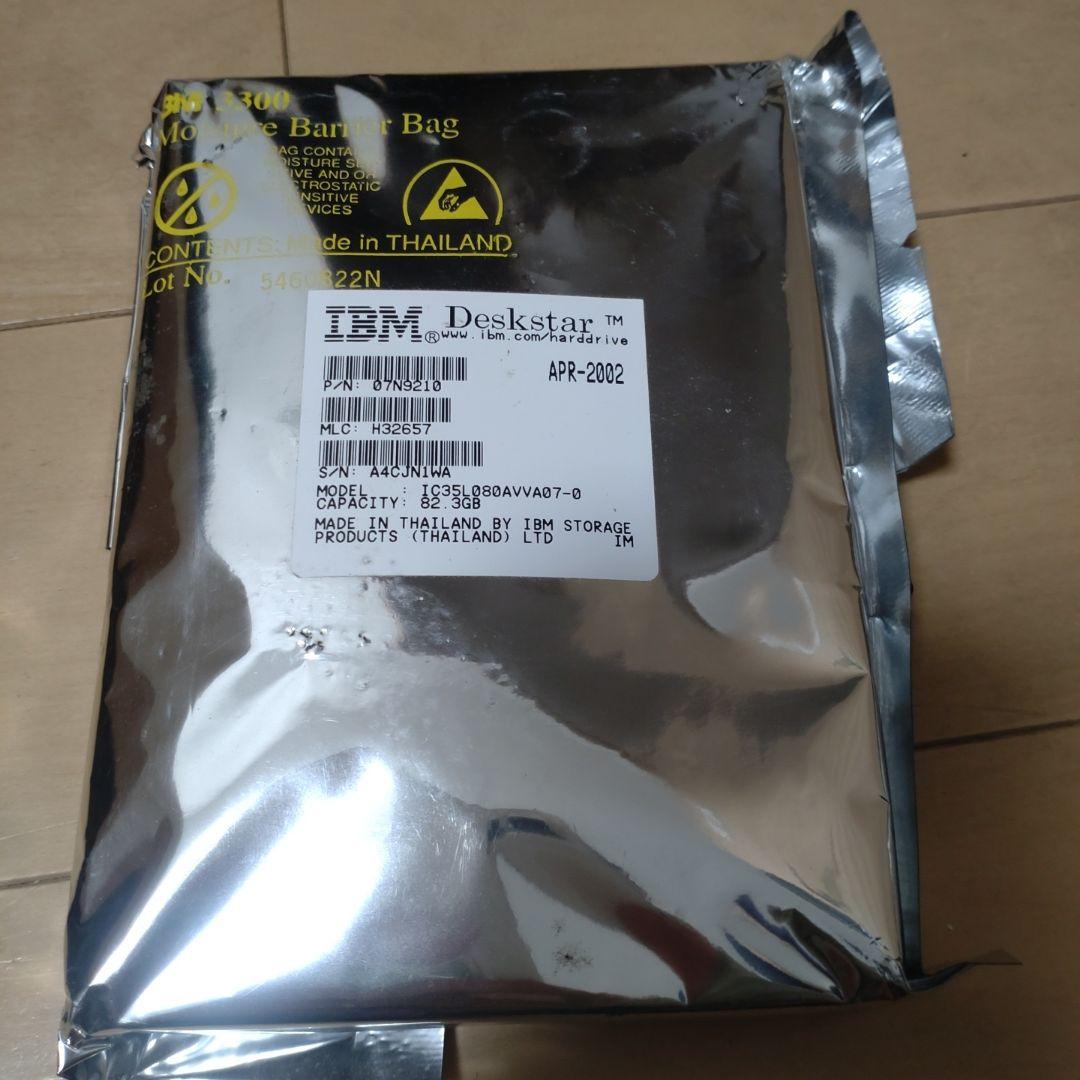 外付けハードディスク・ドライブ IBM Deskstar HDD IC35L080AVVA07-0 82.3GB