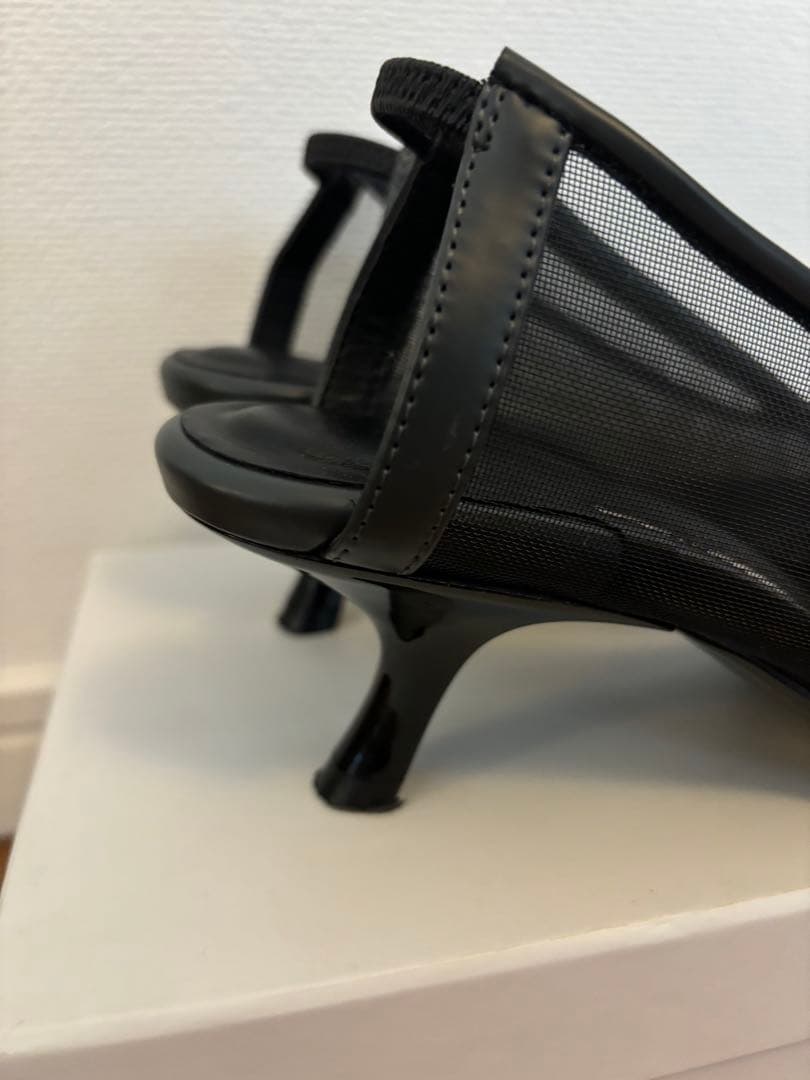 PRANK PROJECT ワイドストラップサンダル チュールグレー