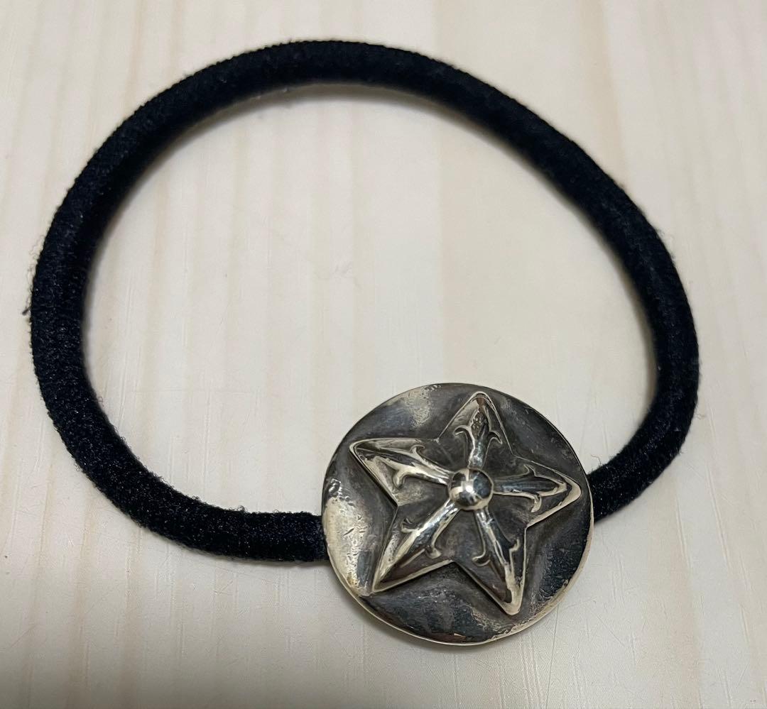 CHROME HEARTS ヘアゴム コンチョ スター　クロムハーツ　インボイス
