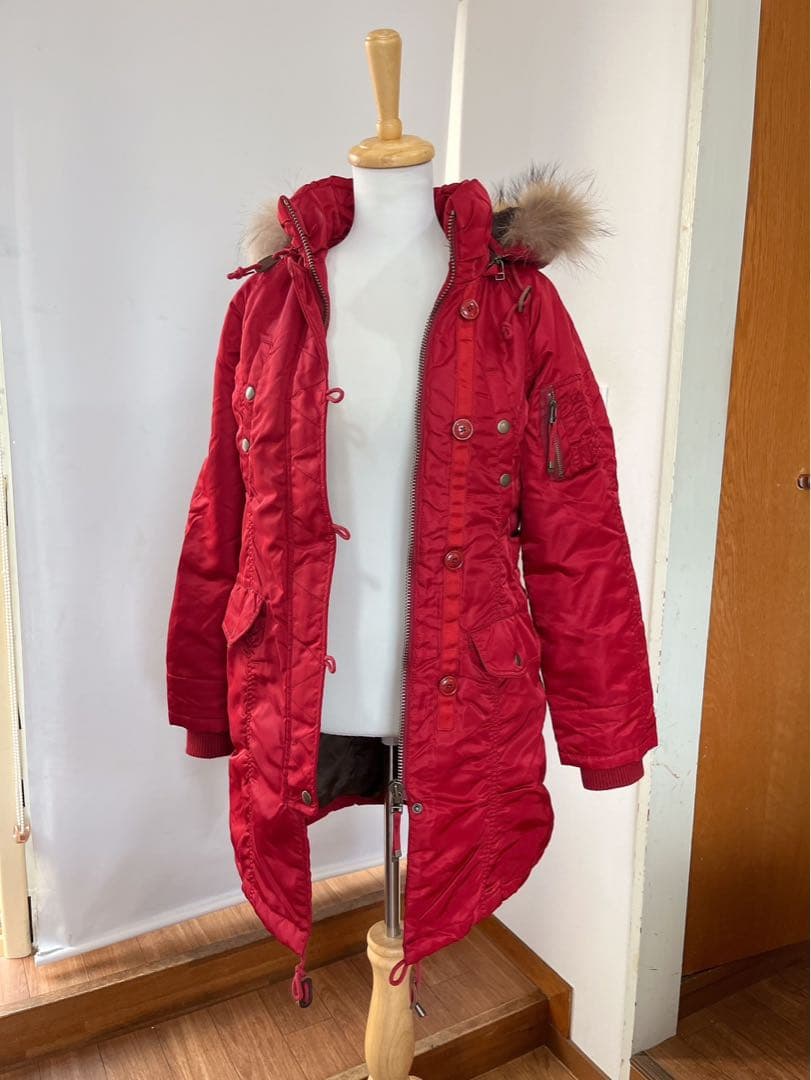 【美品♡】AVIREX N−3B フライトジャケット　レッド