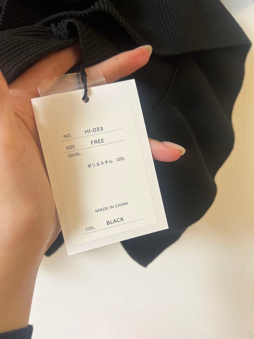 【新品/完売色】Ruffled-Hem Polo Dress [HIAND]