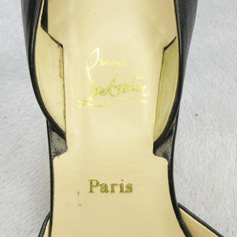 ✨美品✨クリスチャン ルブタン ブラックレザー パンプス EU34.5