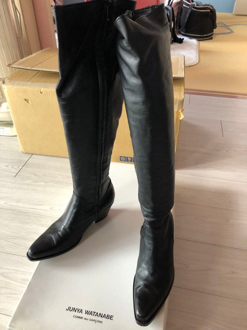 JUNYA WATANABE ブラック ロングブーツ