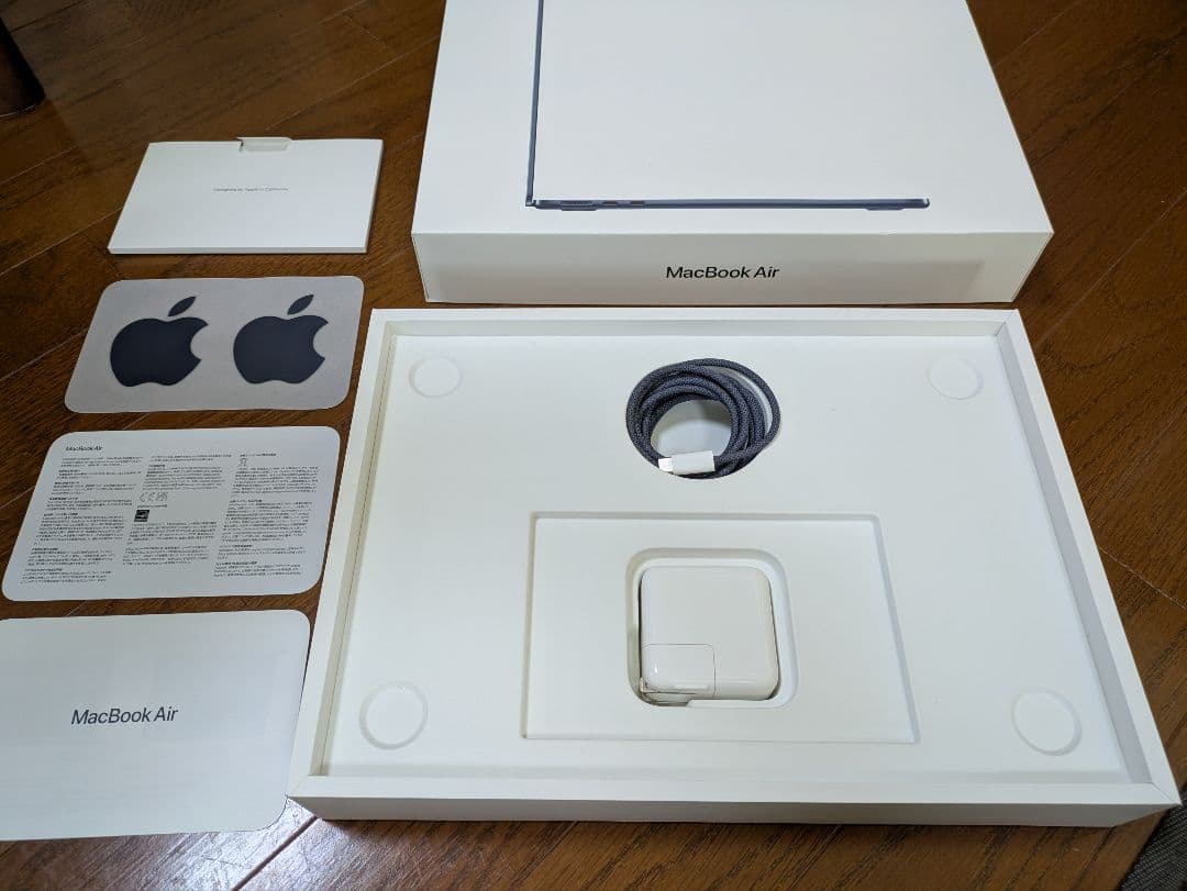 MacBook Air 13インチ(2024年, M3, 8GB, 256GB)