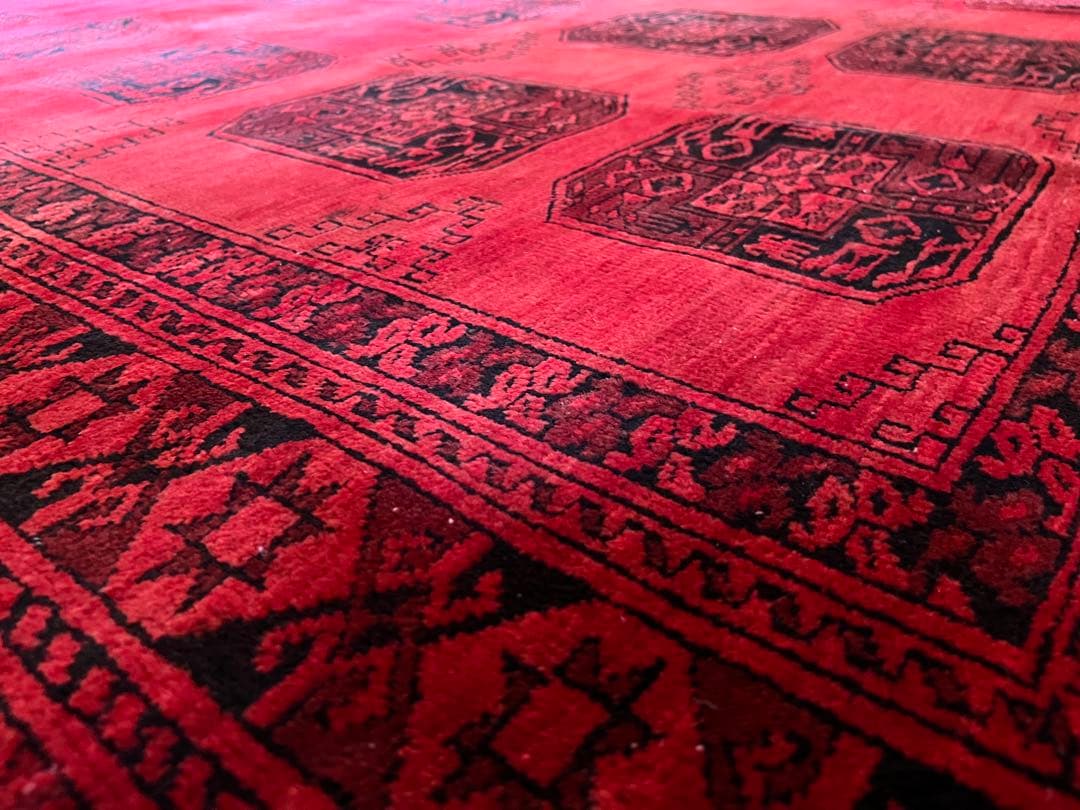 【オススメです】ヴィンデージ　ラグ　278×162cm