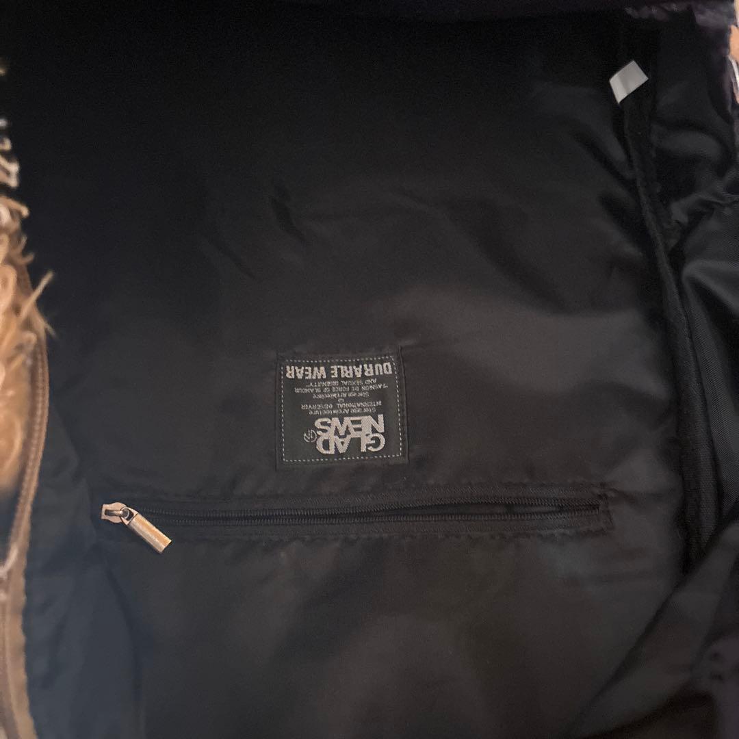 00s GLAD NEWS レオパード ファー リュック 猫耳 平成ギャル