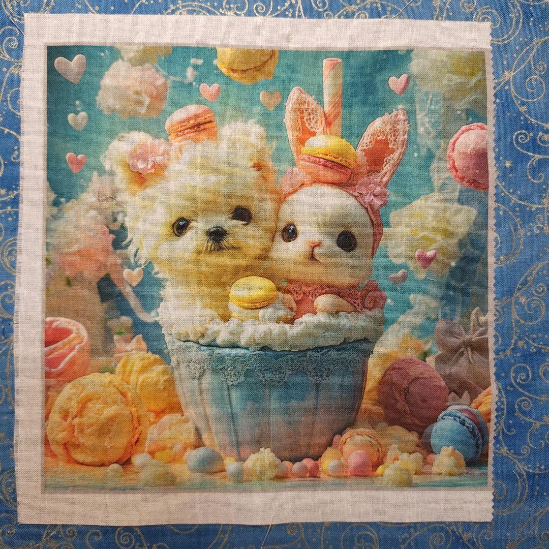 mafuyu　パネル　マルチーズちゃん柄19枚+19枚+12枚＝50枚