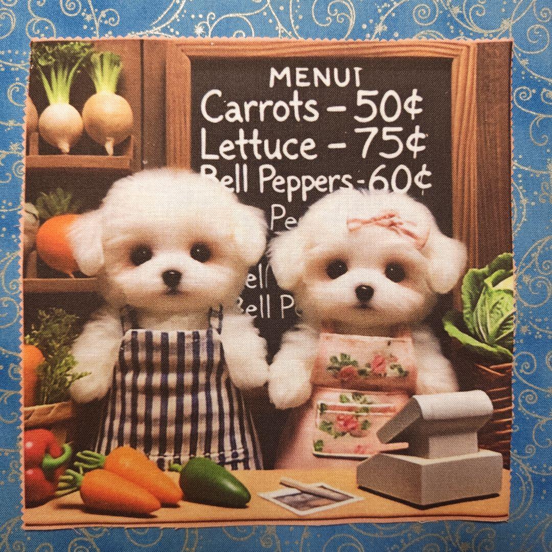 mafuyu　パネル　マルチーズちゃん柄19枚+19枚+12枚＝50枚