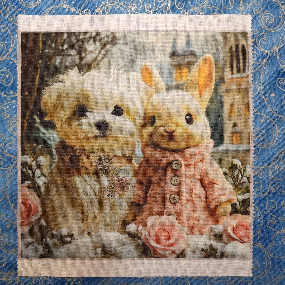 mafuyu　パネル　マルチーズちゃん柄19枚+19枚+12枚＝50枚