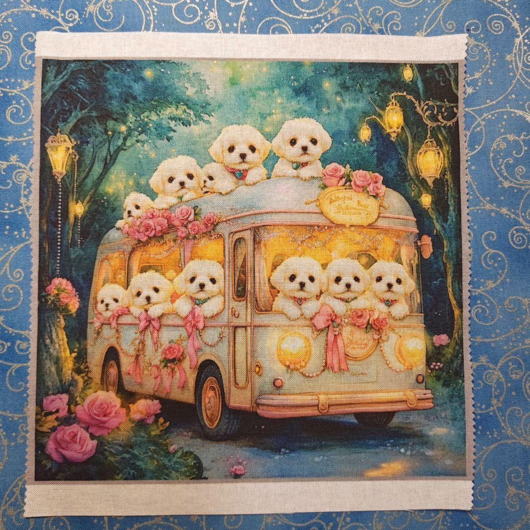 mafuyu　パネル　マルチーズちゃん柄19枚+19枚+12枚＝50枚