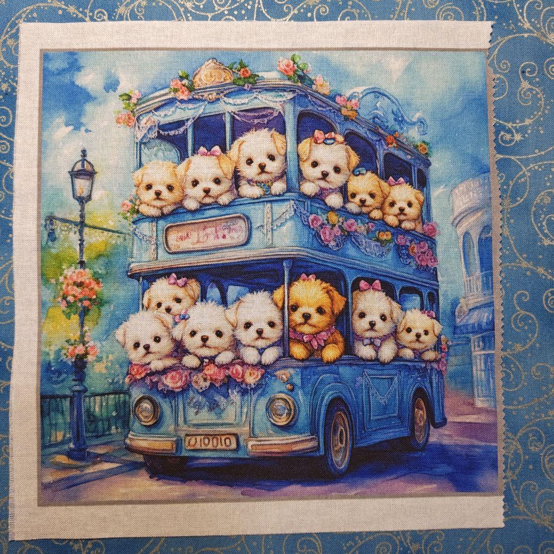 mafuyu　パネル　マルチーズちゃん柄19枚+19枚+12枚＝50枚