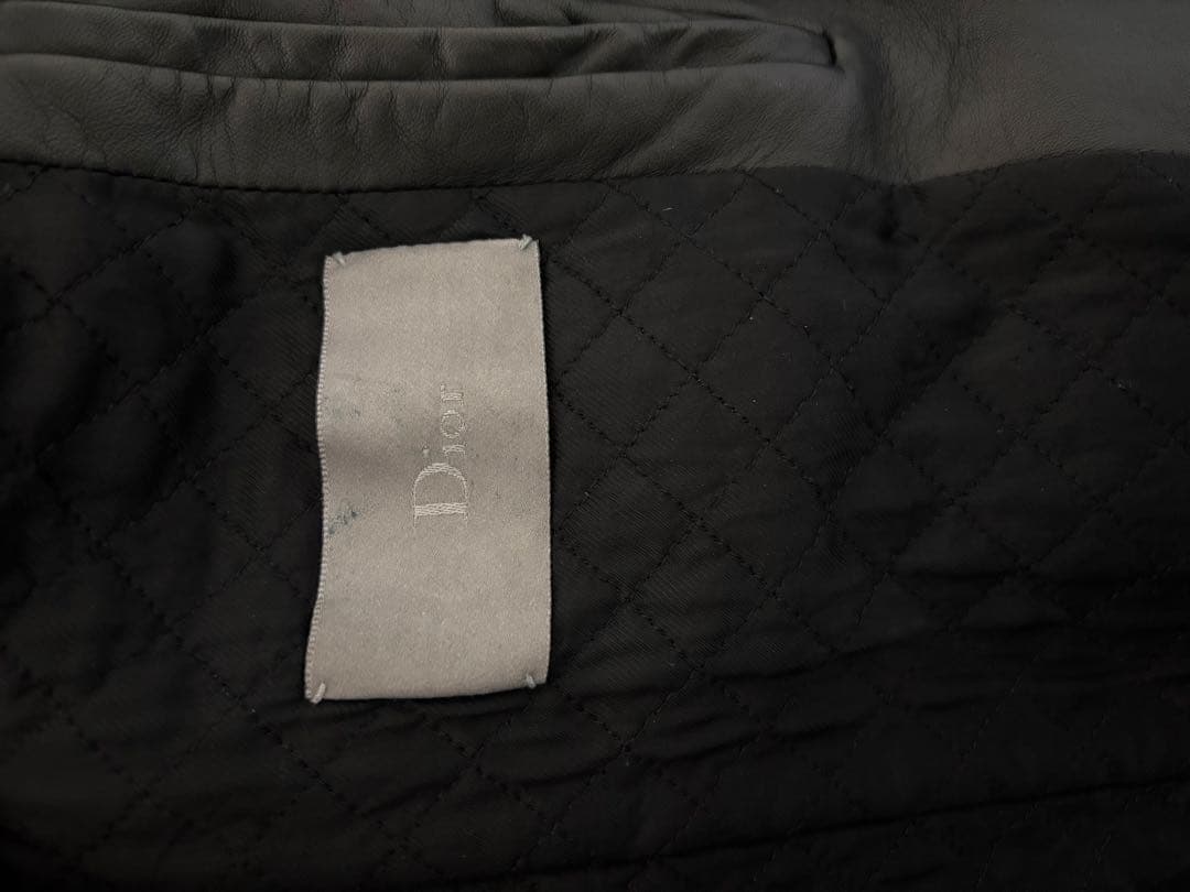 ショーサンプル05AWディオールオム Diorhomme レザージャケット