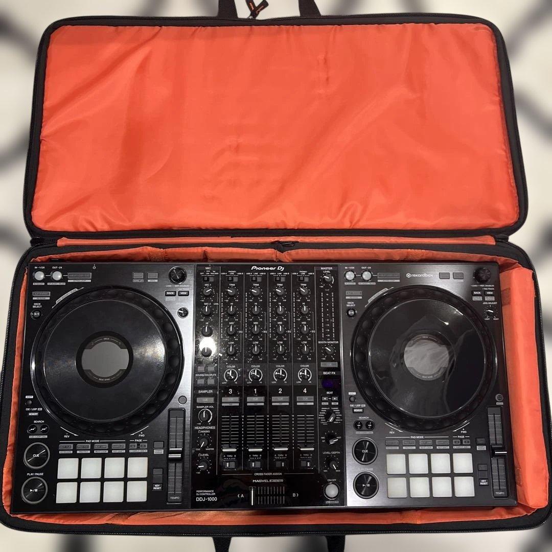 【ほぼ未使用】PioneerDJ DDJ-1000＋PCスタンド・ソフトケース付