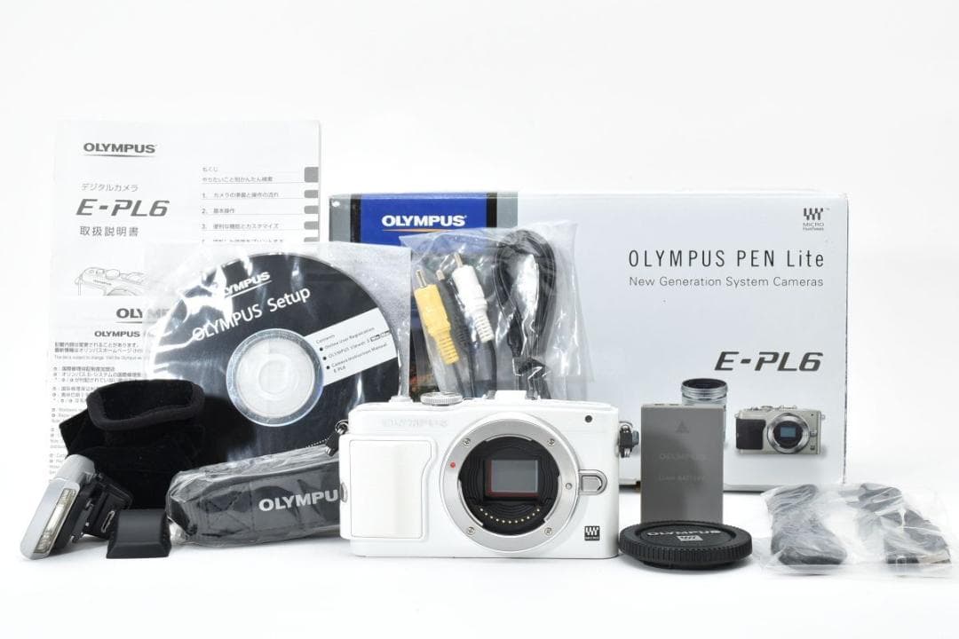 【わずか600回】 OLYMPUS PEN E-PL6 ミラーレス一眼カメラ