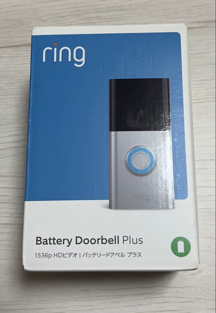 Amazon ring Battery Doorbell Plus 未使用