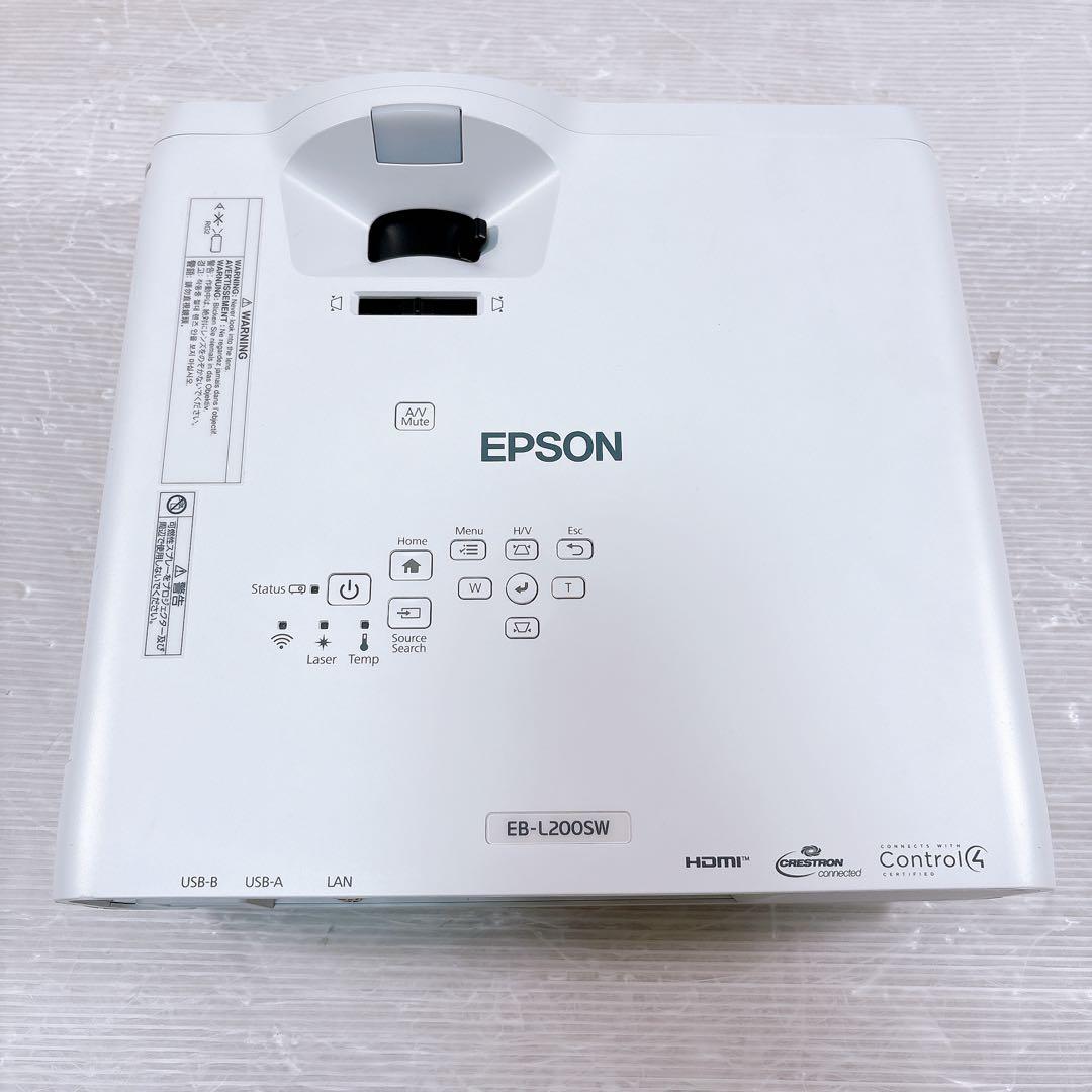【極美品】EPSON エプソン ビジネスプロジェクター EB-L200SW