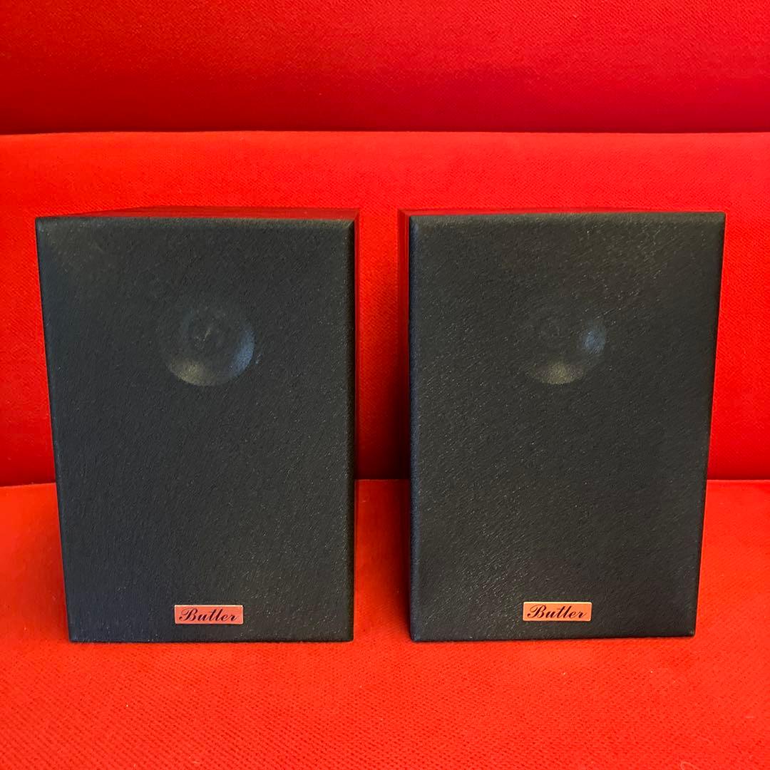 【ほぼ新品】BUTLER VCSP-8BK ブックシェルフスピーカー (ペア)