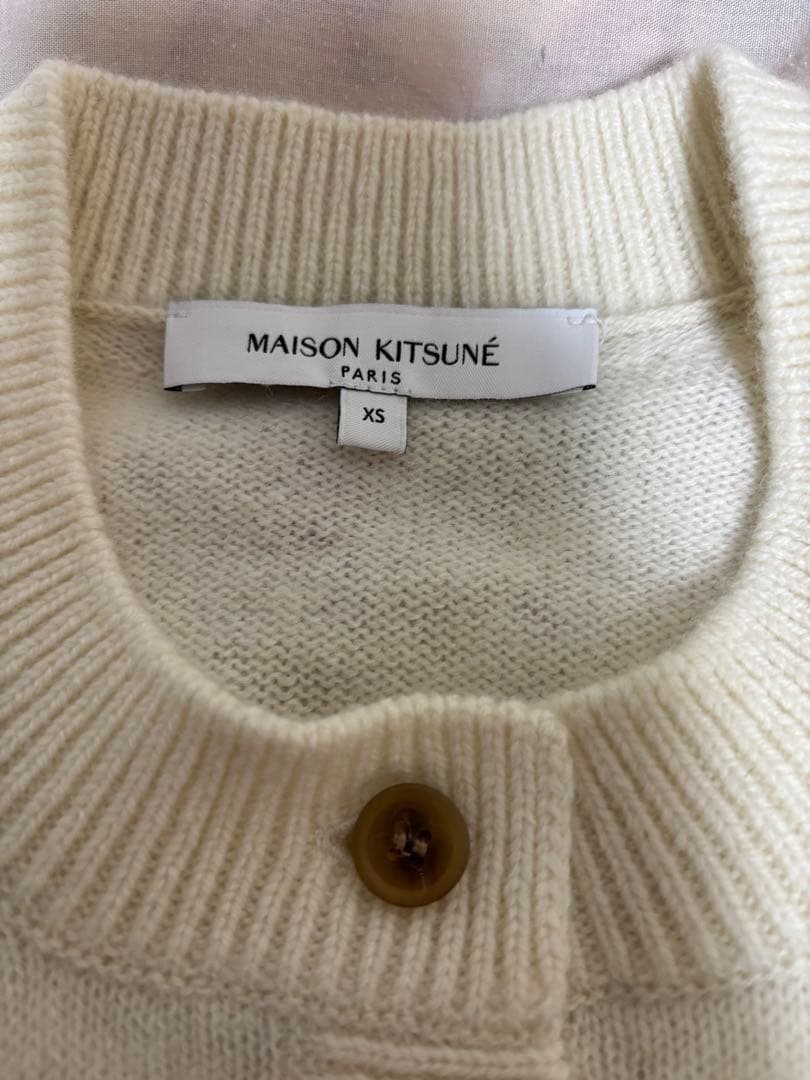 メゾンキツネ ネック カーディガン