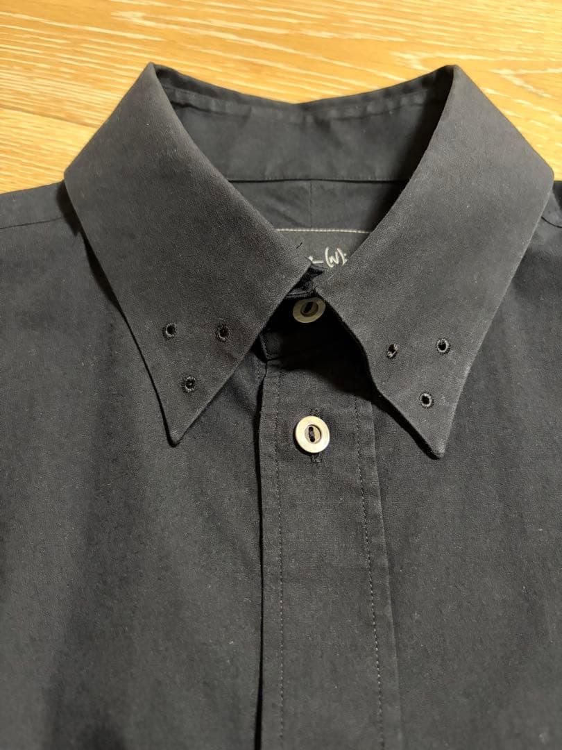 ★激レア ピンホールスカルシャツ 06AW Noir期 ナンバーナイン　ドクロ