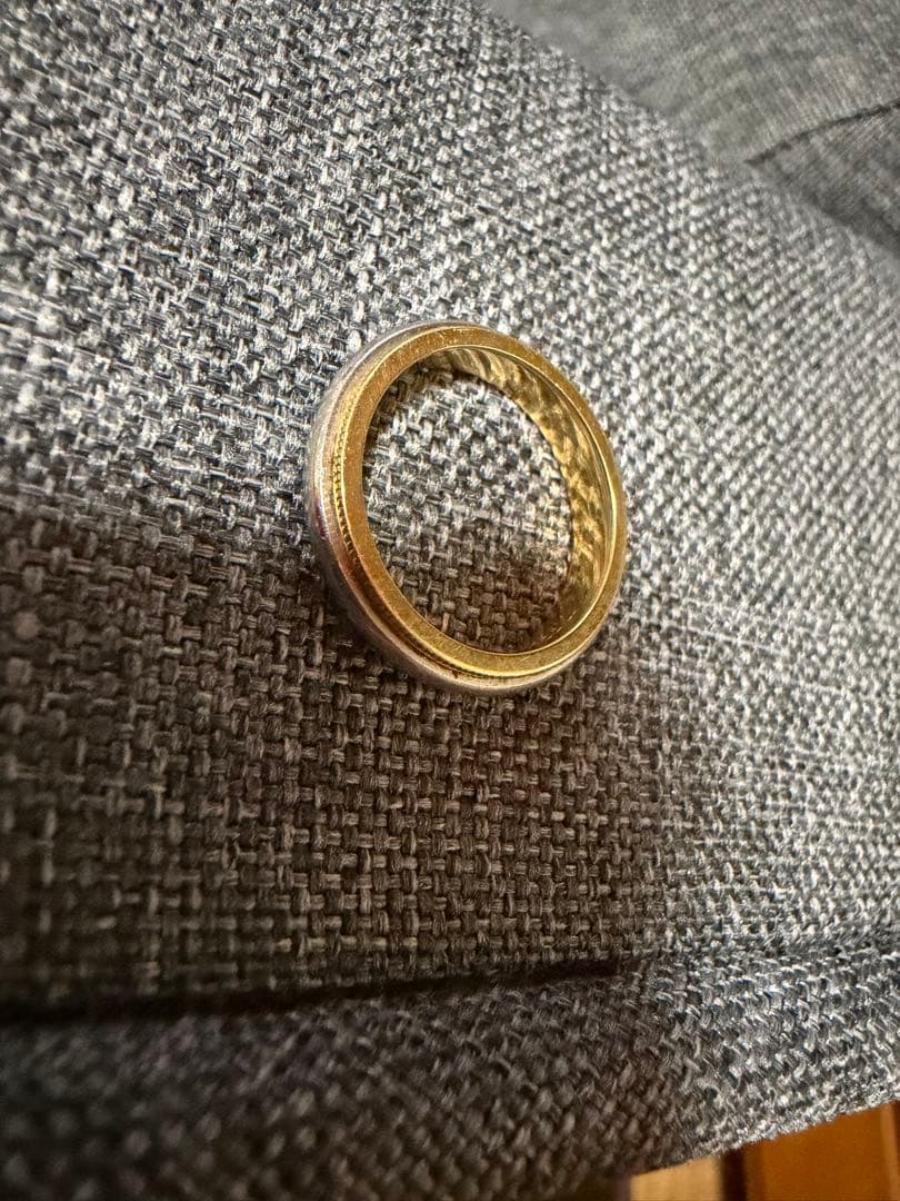 Tiffany リング　750（K18）　PT950