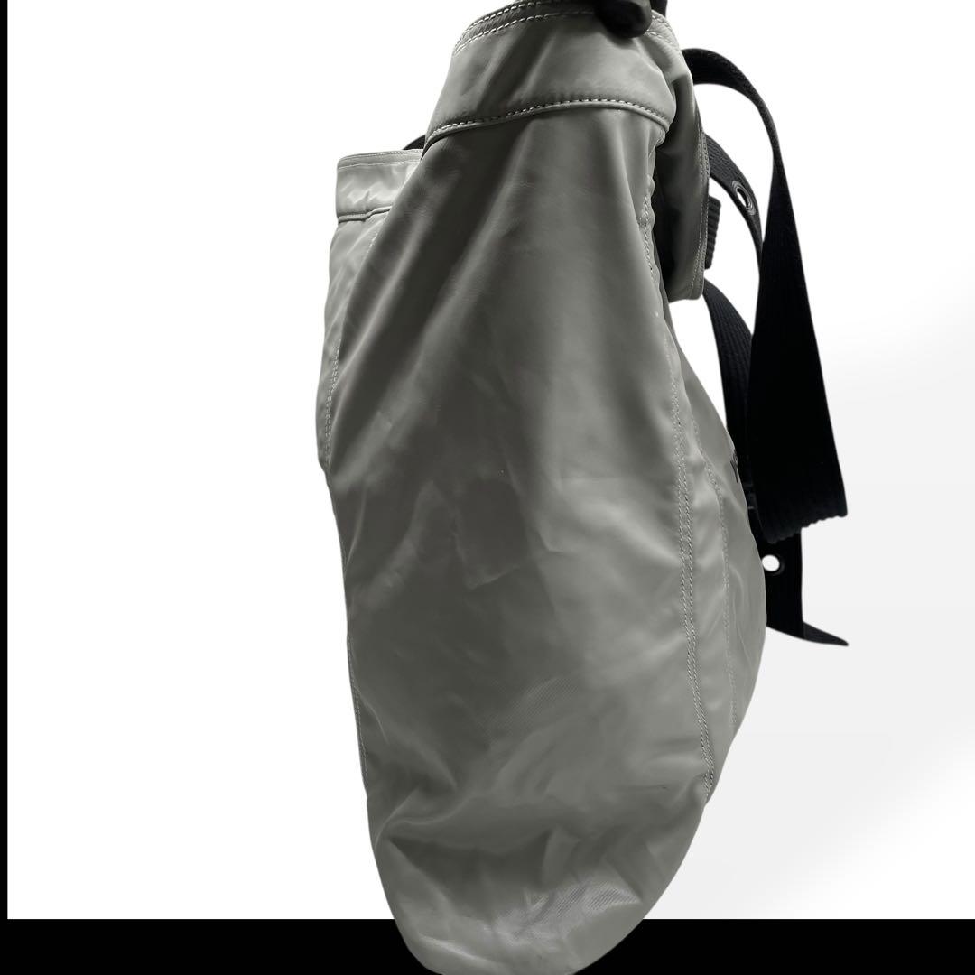 美品　Y-3　ワイスリー　UT TOTE　トートバッグ　特大サイズ　ライトグレー